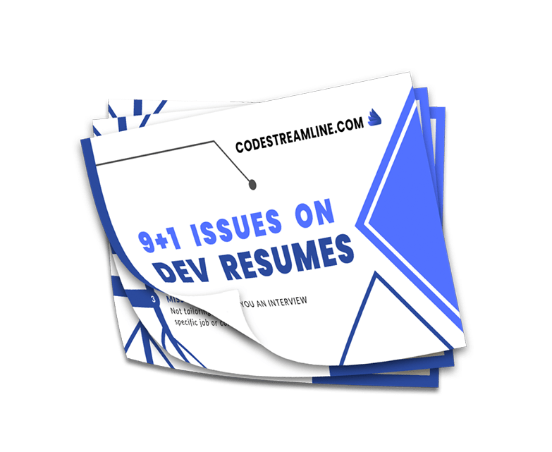 9+1 Issues on Dev Resumes